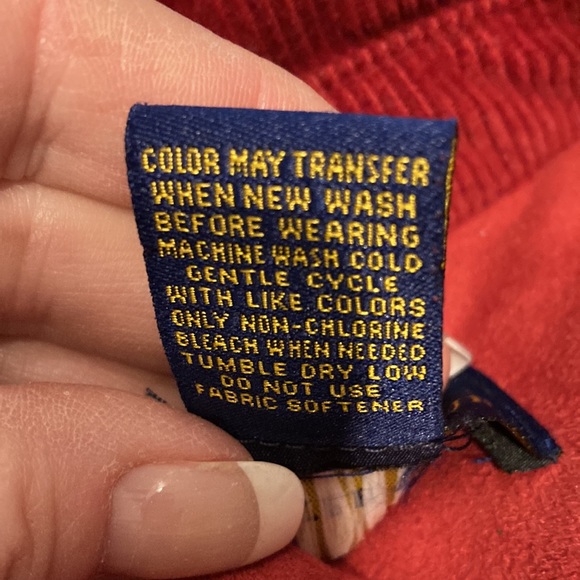 CHARTER CLUB snap front jacket Red Small petite - Picture 8 of 8